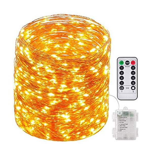 20/30/50/100/200 Waterproof Fairy led String Lights Battery Remote for Halloween